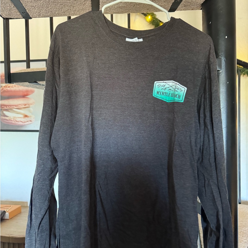 Stay Salty Myrtle Beach GRAY Long Sleeve Shirt